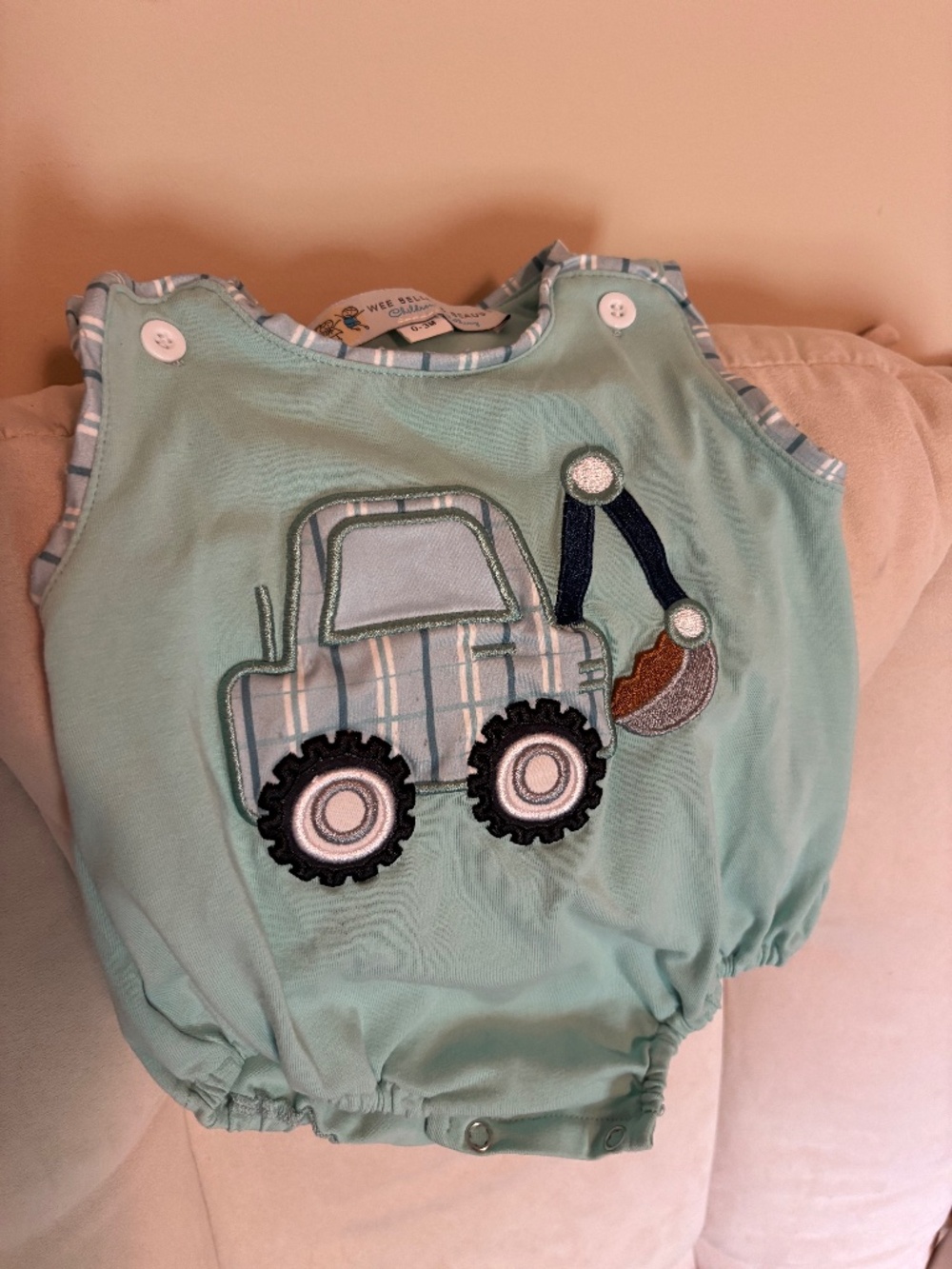 Boys smocked bubble